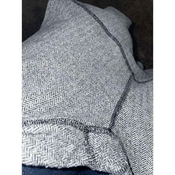 Lululemon Wunder‎ Under Tights Roll Down Pants Womens 8 Herringbone Stretch - Picture 5 of 7